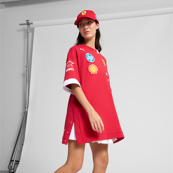 Scuderia Ferrari 2025 Team Baseball Cap, Dark Cherry, extralarge