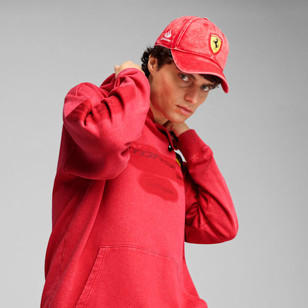 Scuderia Ferrari Desert Sun Baseball Cap, Rosso Corsa, extralarge
