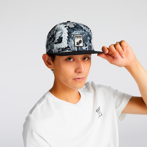 ユニセックス PUMA x モンスターハンター FB キャップ, PUMA Black-AOP, extralarge-JPN