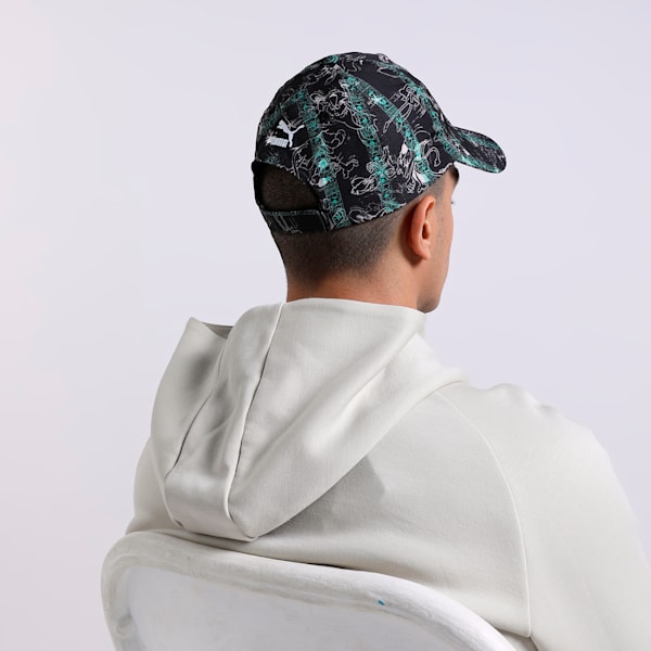 SUPER Printed Cap, PUMA Black, extralarge-IND