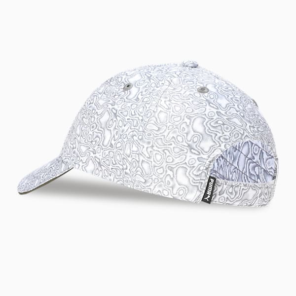 PUMA Nod Printed Unisex Running Cap, PUMA White-AOP, extralarge-IND