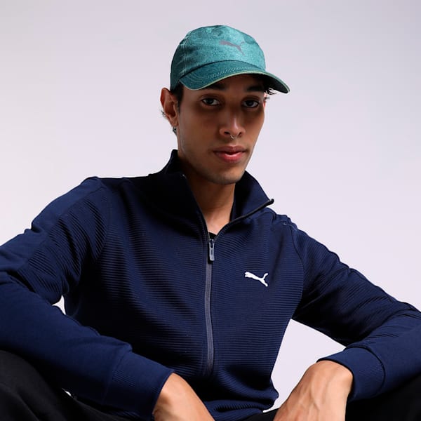 PUMA Nod Printed Unisex Running Cap, Cool Dark Gray-AOP, extralarge-IND
