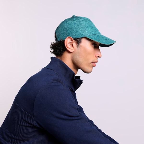 PUMA Nod Printed Unisex Running Cap, Cool Dark Gray-AOP, extralarge-IND