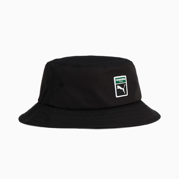 メンズ ゴルフ PUMA x renoma golf アイコンネーム バケットハット, PUMA Black, extralarge-JPN