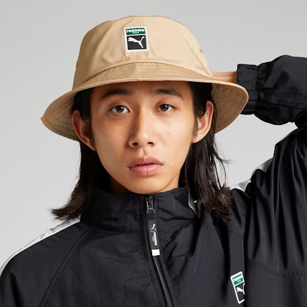 メンズ ゴルフ PUMA x renoma golf アイコンネーム バケットハット, Alabaster, extralarge-JPN