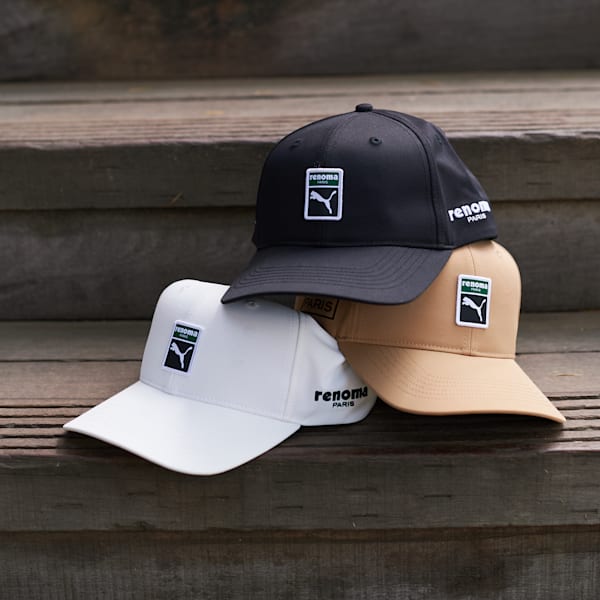 メンズ ゴルフ PUMA x renoma golf アイコンネーム キャップ, Alabaster, extralarge-JPN