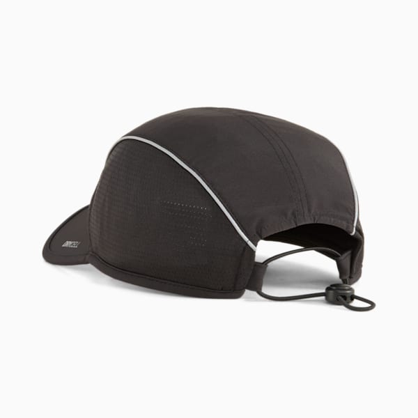 PUMA x HYROX Short Visor 5-Panel Training Cap, PUMA Black, extralarge-IND
