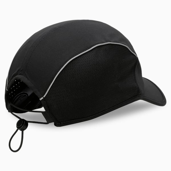PUMA x HYROX Short Visor 5-Panel Training Cap, PUMA Black, extralarge-IND