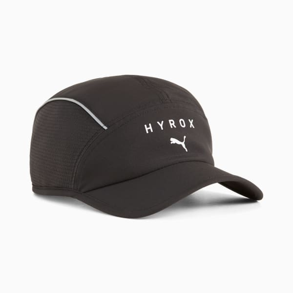 PUMA x HYROX Short Visor 5-Panel Cap, PUMA Black, extralarge-GBR