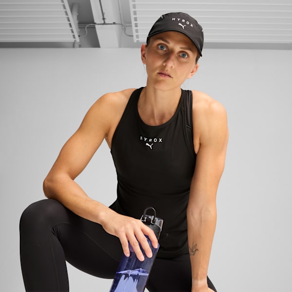 PUMA x HYROX Short Visor 5-Panel Cap, PUMA Black, extralarge-GBR