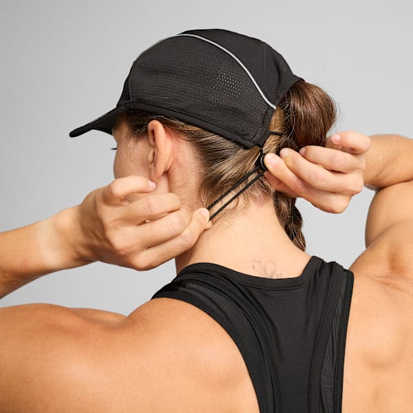 PUMA x HYROX Short Visor 5-Panel Cap, PUMA Black, extralarge-GBR