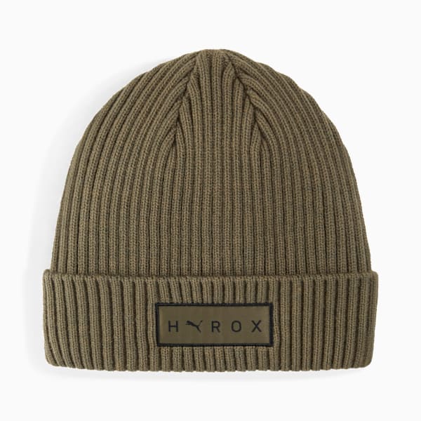PUMA x HYROX Cuff Beanie, Loden Green, extralarge
