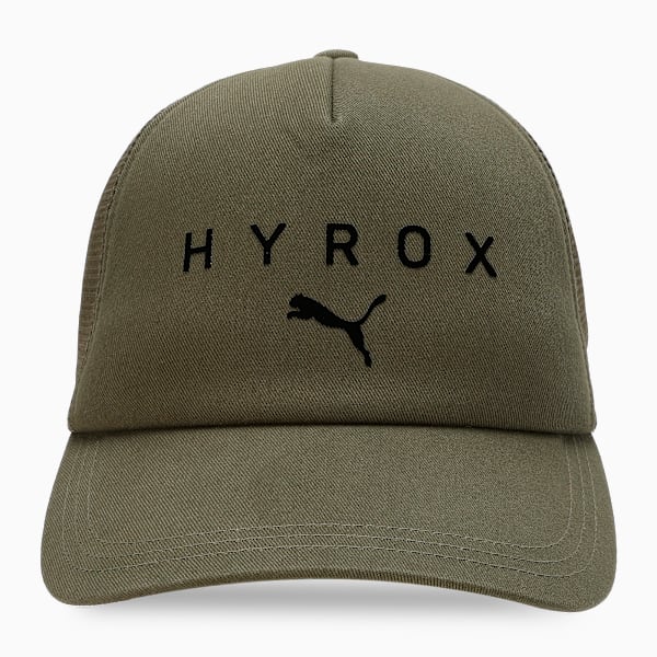 PUMA x HYROX Training Trucker Cap, Loden Green, extralarge-IND