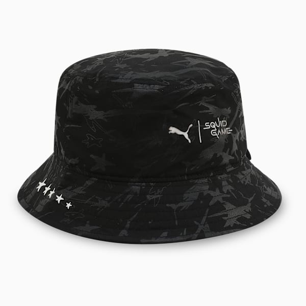 PUMA x SQUID GAME Glow-in-the-Dark Bucket Hat, PUMA Black, extralarge-IND