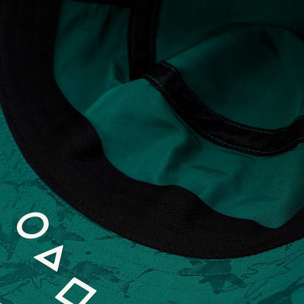 PUMA x SQUID GAME Glow-in-the-Dark Bucket Hat, Wild Green, extralarge-IND