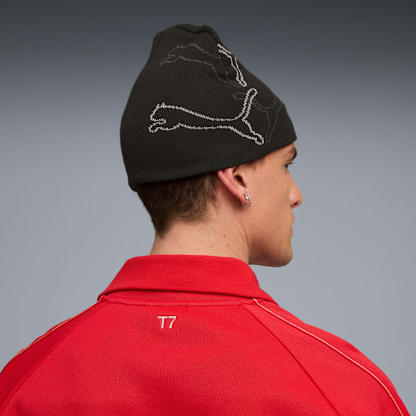 PUMA Cat Graphic Beanie Unisex, PUMA Black, extralarge