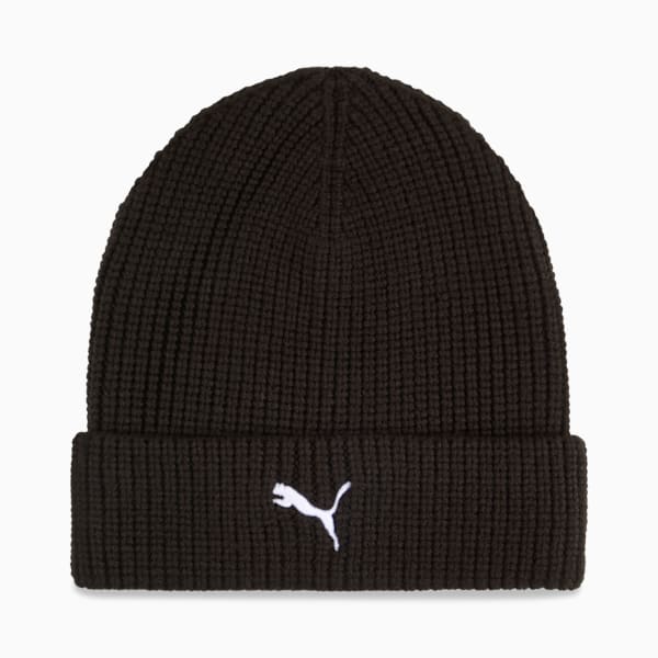 Premium Essentials High Crown Beanie, PUMA Black, extralarge-GBR