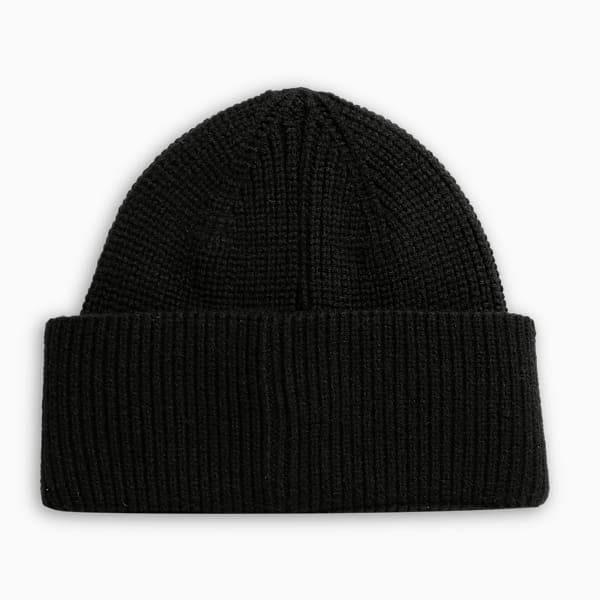 WARDROBE ESSENTIALS MidCrown Knit Beanie, PUMA Black, extralarge-IND