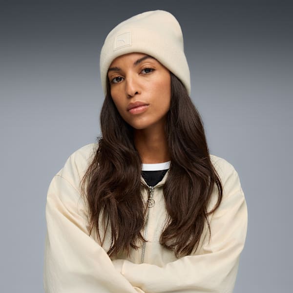 Wardrobe Essentials High Crown Beanie, Alpine Snow, extralarge