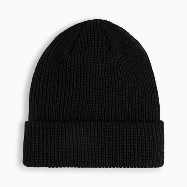 Essentials High Crown Beanie Unisex, PUMA Black, extralarge