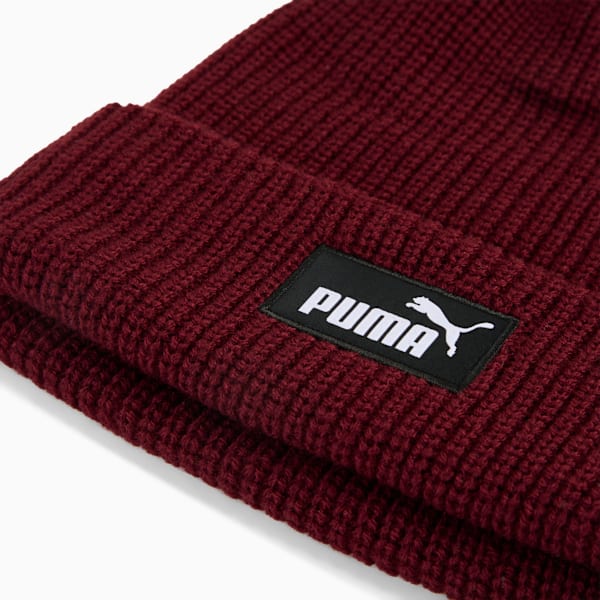 Essentials High Crown Beanie Unisex, Ruby Shimmer, extralarge