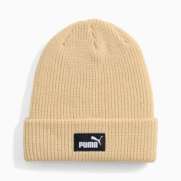 Essentials High Crown Beanie Unisex, Toasted Almond, extralarge