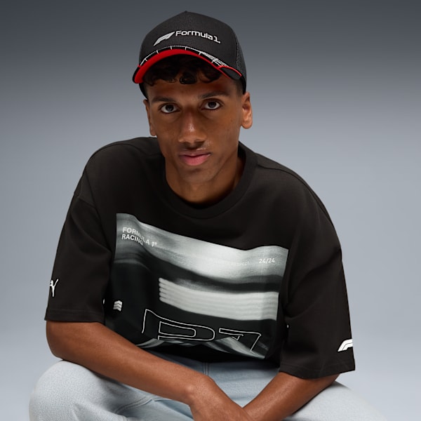 F1® Racing Trucker Cap, PUMA Black, extralarge