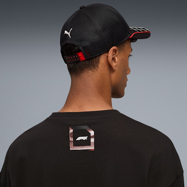 F1® Racing Trucker Cap, PUMA Black, extralarge