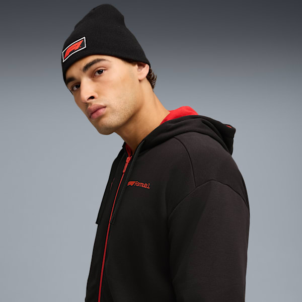F1® Mid Crown Cuffless Beanie, PUMA Black, extralarge-GBR
