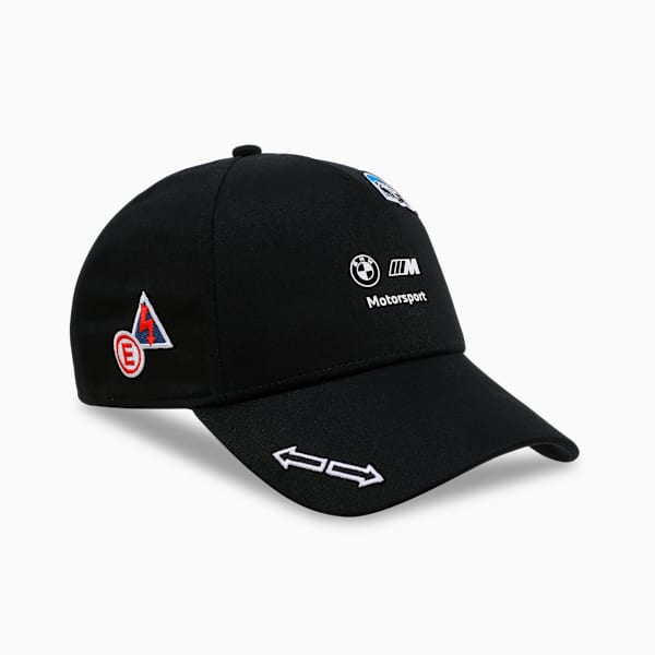 BMW M Motorsport Sticker Baseball Cap, PUMA Black, extralarge-IND