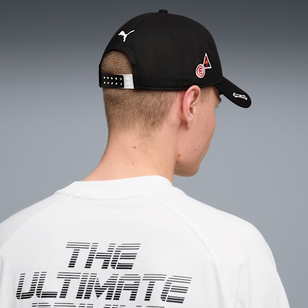BMW M Motorsport Sticker Baseball Cap, PUMA Black, extralarge