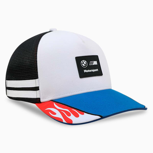 BMW MMS LifestyleTrucker Snapback Cap, PUMA White, extralarge-IND