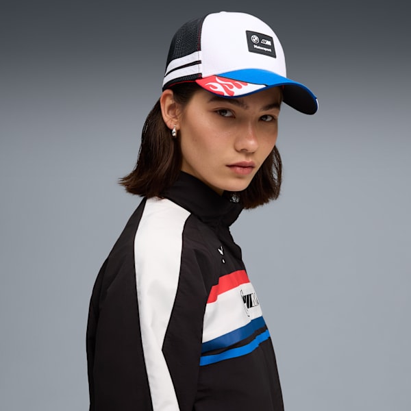 BMW MMS LifestyleTrucker Snapback Cap, PUMA White, extralarge-IND