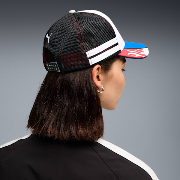 BMW MMS LifestyleTrucker Snapback Cap, PUMA White, extralarge-IND