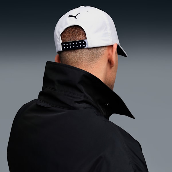 BMW M Motorsport Embroidered Logo Baseball Cap, PUMA White, extralarge-IND