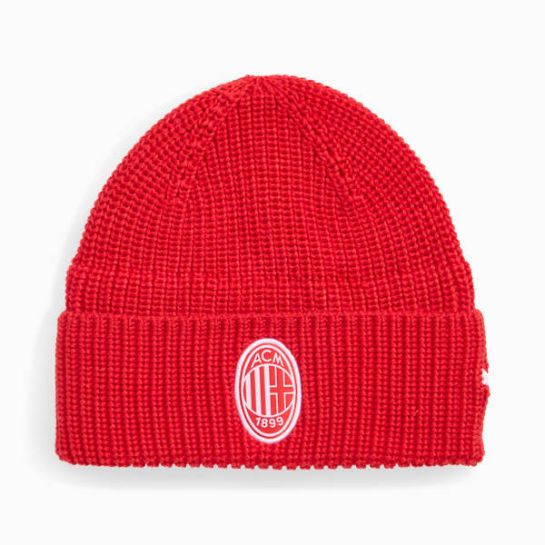 AC Milan Essentials Beanie, For All Time Red-PUMA White, extralarge