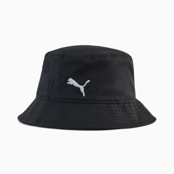 Manchester City Essentials Bucket Hat, PUMA Black-PUMA Silver, extralarge