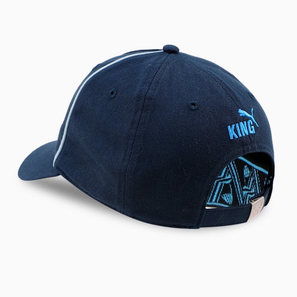 Manchester City FC King Embroidered Logo BB Cap, Deep Navy-Team Light Blue, extralarge-IND