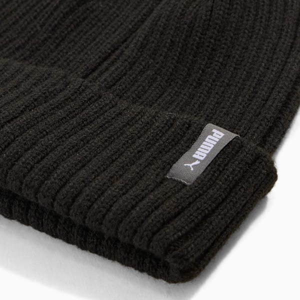 Classic Low Crown Beanie Youth, Puma Black, extralarge-GBR