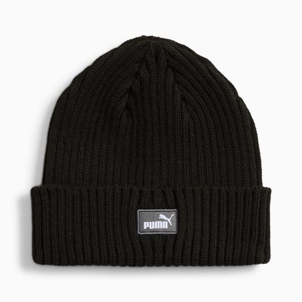 Classic Low Crown Beanie Youth, Puma Black, extralarge-GBR