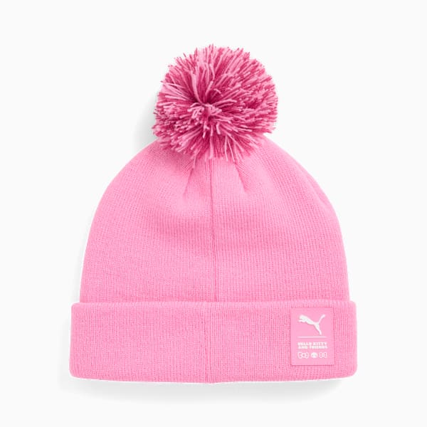 PUMA x HELLO KITTY AND FRIENDS® Little Kids' Pom Pom Beanie, Posie Pink, extralarge