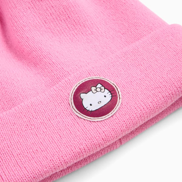 PUMA x HELLO KITTY AND FRIENDS® Little Kids' Pom Pom Beanie, Posie Pink, extralarge