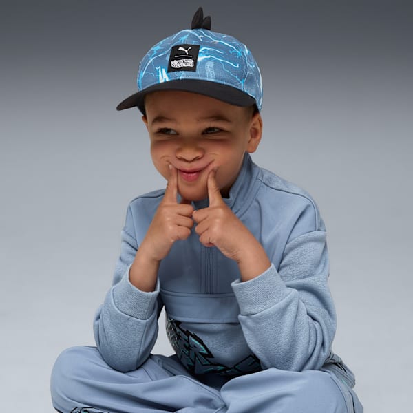 PUMA x HOT WHEELS™ MONSTER TRUCKS Baseball Cap Kids, Cool Blue, extralarge