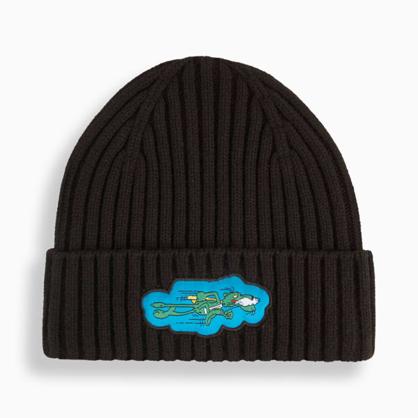 Super PUMA Mid Crown Beanie Youth, PUMA Black, extralarge