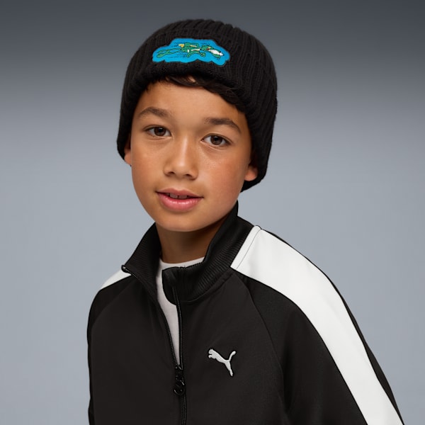 Super PUMA Mid Crown Beanie Youth, PUMA Black, extralarge