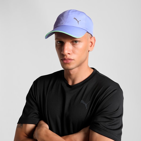 Running Cap, ELECTRIC PURPLE-Fizzy Lime, extralarge-IND