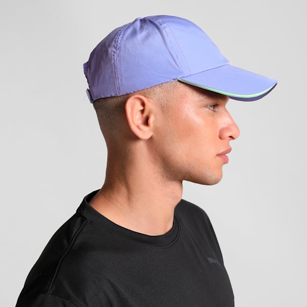 Unisex Running Cap, ELECTRIC PURPLE-Fizzy Lime, extralarge-IND