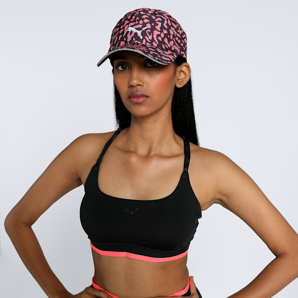 Quick-Dry Running Cap, Midnight Plum-Skin AOP, extralarge-IND