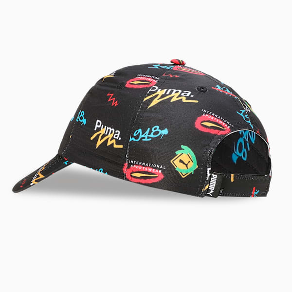 PUMA x MAXIMAL Woven Logo Prime Cap, Strong Gray, extralarge-IND