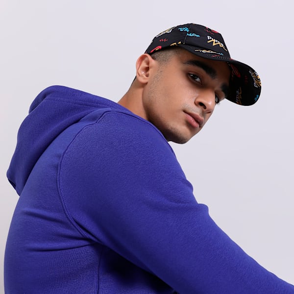 PUMA x MAXIMAL Woven Logo Prime Cap, Strong Gray, extralarge-IND